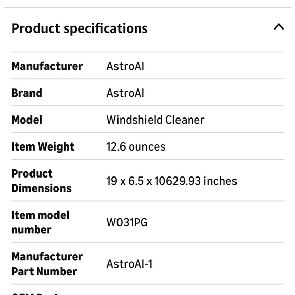 NWT Windshield Cleaner with Extendable Handle - Picture 16 of 16